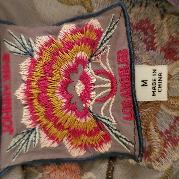 Johnny Was Kasumi Velvet boxy shirt - Picture 6 of 8